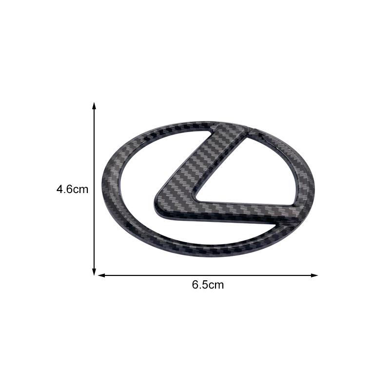 ABS Auto Lenkrad Mittel Emblem Aufkleber Zubehör Für Lexus NX IS 250 RX GS UX RX300 RX350 CT200H GX460 ES LX Fsport GX