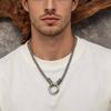 New Viking Necklace Keel Chain European and American Punk Ring Pendant Personalized Trendy Men Accessories