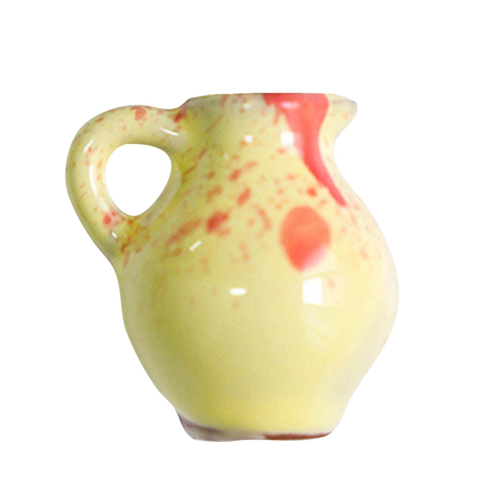 

Fridge Magnetic Vase, Cute Ceramic And Glass Vase Magnets, 3D Flower Pot Vase Magnets For Kitchen Refrigerator Storage Cabinet Decoration One Size