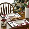 Christmas Placemats Cartoon Party Insulation Dining Table Christmas Atmosphere Placemats