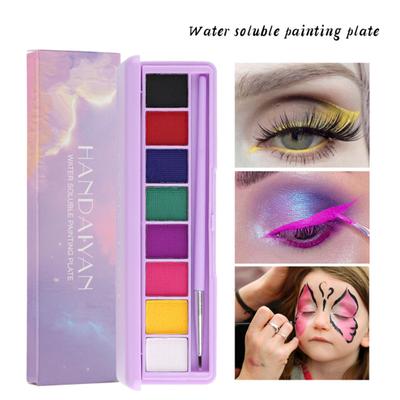 8g HANDAIYAN Practical Glowing Face Paint Oil Vibrant Color Dry Quickly No Odor Halloween Masquerades Body Face Painting Oil for Party