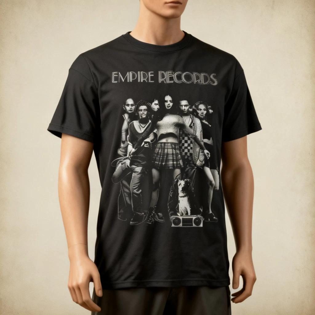 Empire Records Культовая Классика Комедийный Фильм 90-х Фан Забавная Черная Футболка Новая с Бирками S
