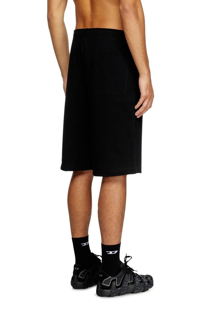 Diesel Men's Sweat Shorts, Black, Size L, A109960IAJH, 9XX