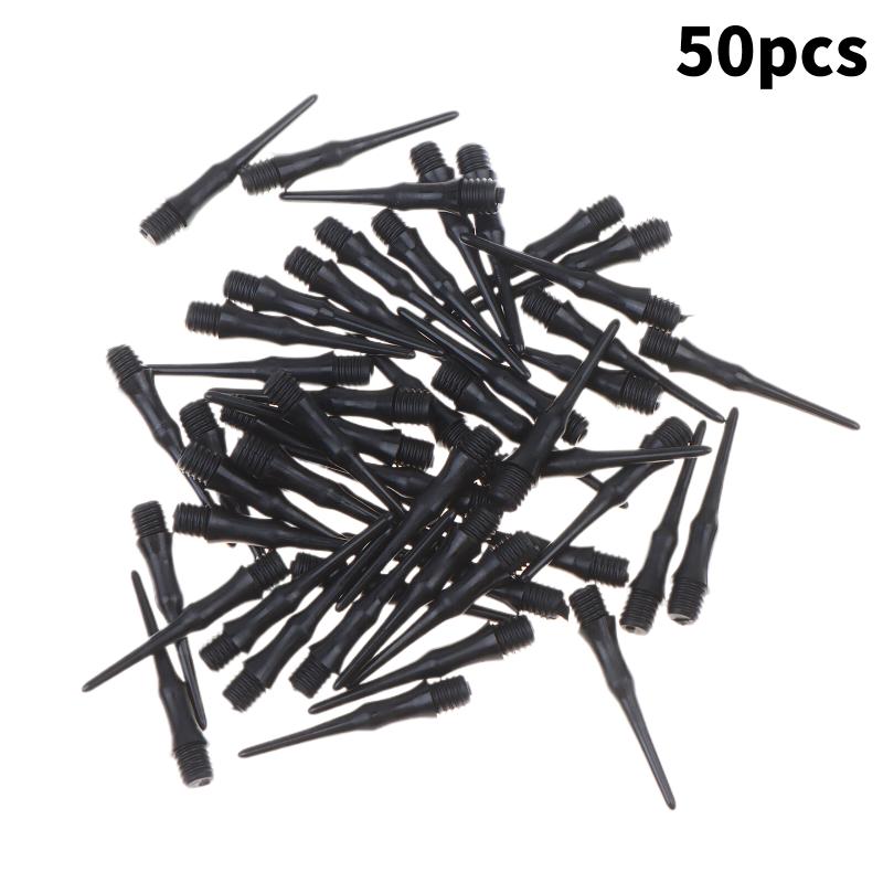 Replaceable Soft Plastic Dart Tips  Stubby Points Set with Durable Shafts for Darts Bar Practice