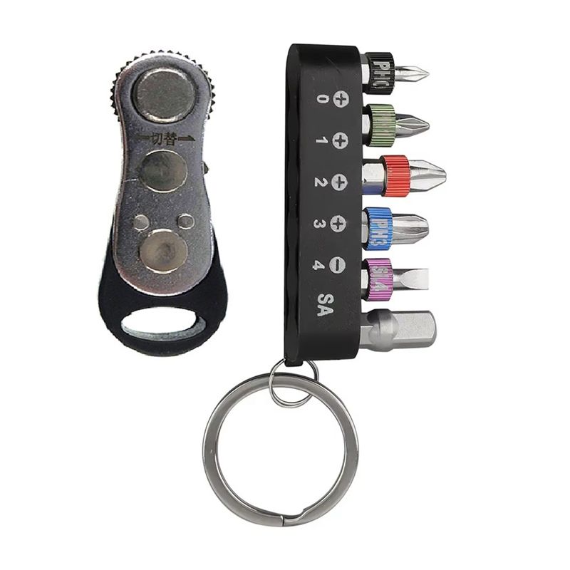 A60zmini Ratchet Wrench Set Ratchet Screwdriver Set PH0 PH1 PH2 PH3 SL4 Bits Adapter Quick Release Ratchet Wrench Ratchet Hand T