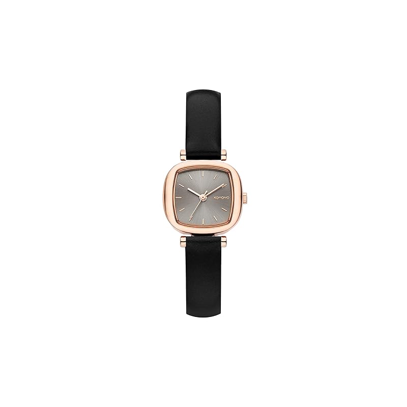 

Authorized distributor [KOMONO] Komono watch clock ladies KOM-W1233 Manny Penny MONEYPENNY rose gold gray leather