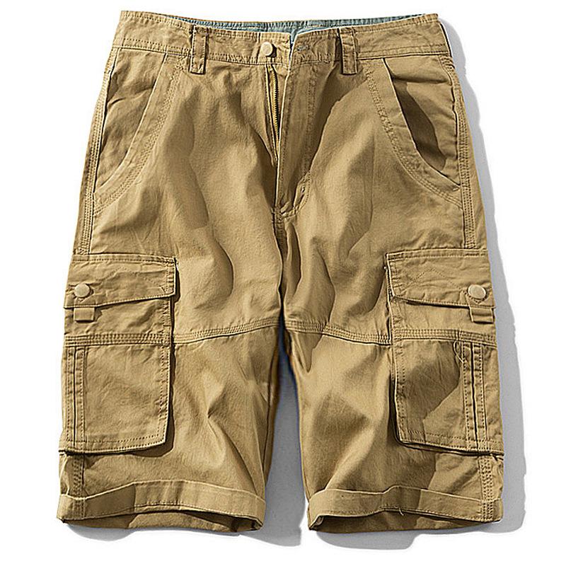 Camouflage Camo Cargo-Shorts Herren Herren Casual Shorts Männlich Lose Arbeitsshorts Mann Outdoor Wandern Kurze Hosen Übergröße