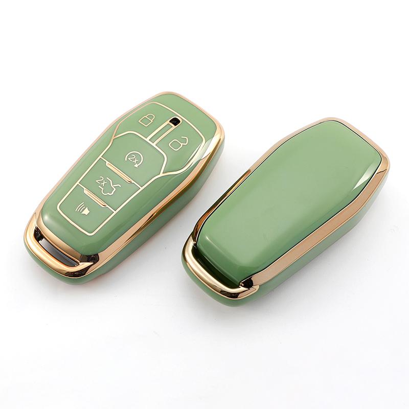 For Ford Fusion Mondeo Mustang F-150 Explorer Edge TPU Car Key Case Cover Auto Shell Fob Holder Keyless Protector Accessories
