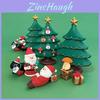 Resin Christmas Fairy Tale Figures With Mushroom Forest Decor For Holiday Collectors
