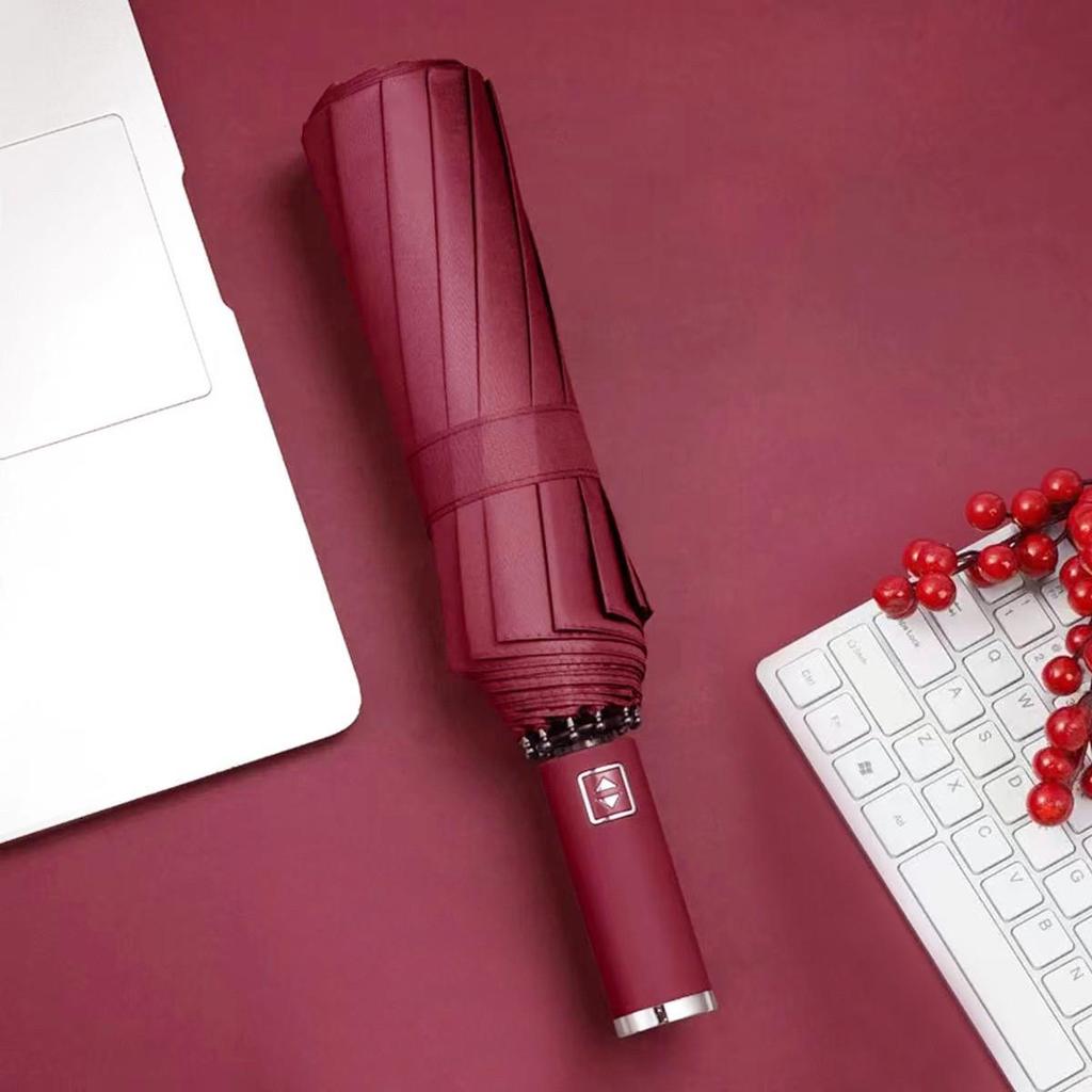 Automatic Ten-Rib Double Umbrella with UV Protection – Suitable for Sun and Rain