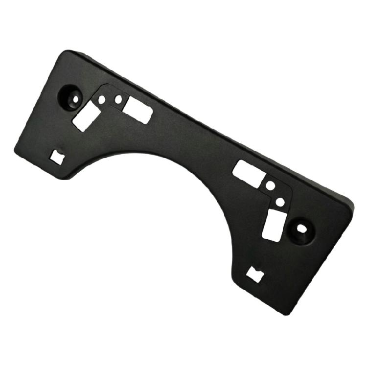 Upgrades No Drill License Plate Bracket 5211447040 Black ABS Holder Compatible for Vehicle Car 2004-2009 Front Bumper