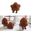 Tree Christmas Star Shapes Plush Toy Keychain Stuffed Doll Pendant Backpack