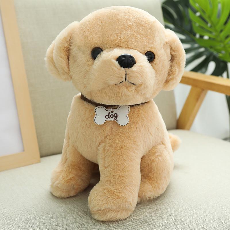 Simulated Teddy Dog Plush Toy: Stuffed Puppy Doll & Cushion - Perfect Gift for Men's Birthday