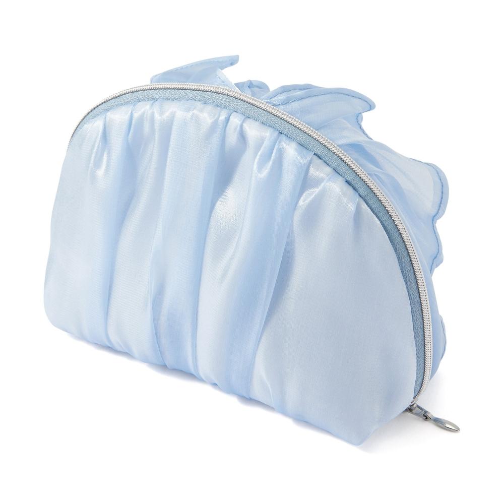 Franc Franc Japan Organza Flower Pouch S Light Blue