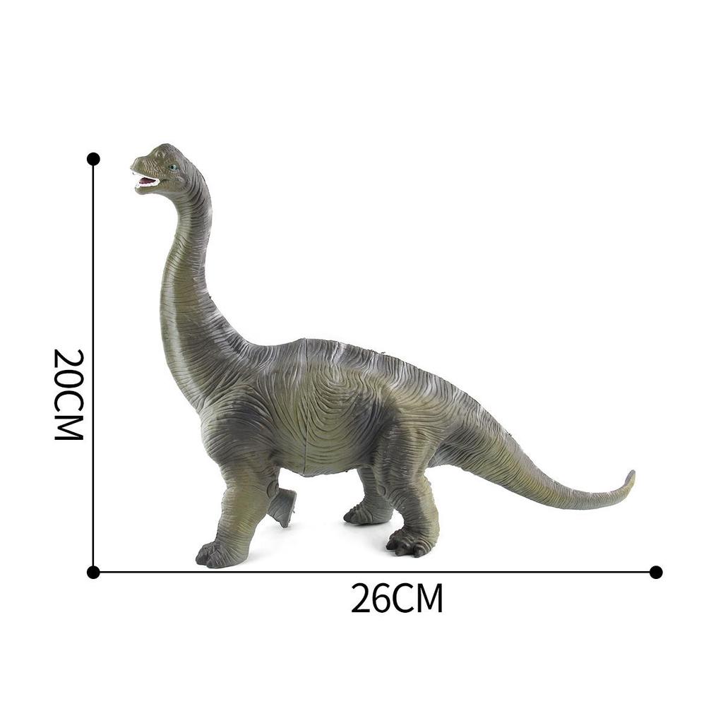 Handbemalte Brachiosaurus und Plesiosaurus Kunststoff-Dinosaurierfigur