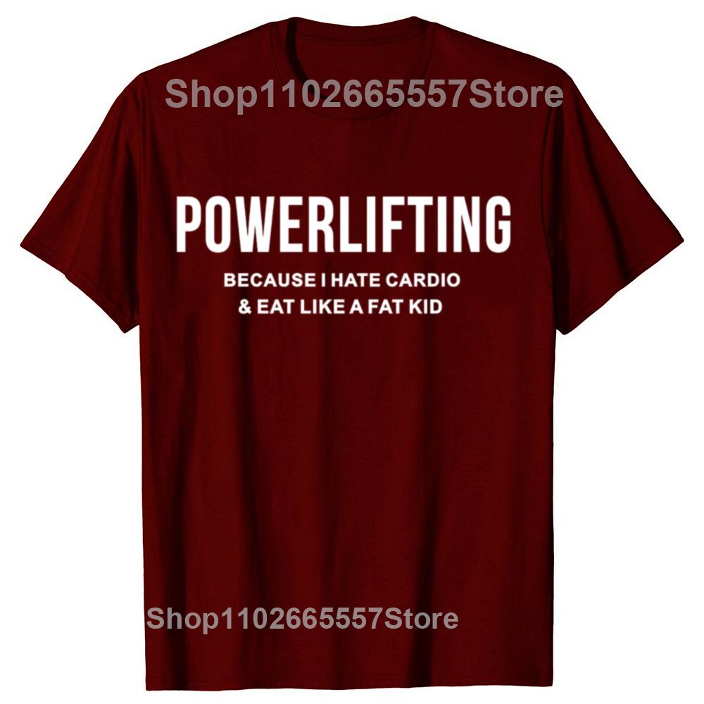 New Funny Powerlifting Graphic Print Tops Men Casual Oversized T-shirt Summer Hip Hop Fashion Short Sleeve Crewneck T Shirts