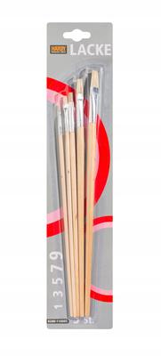 Set of HARDY Oil Paint Brushes, 5 Pcs
