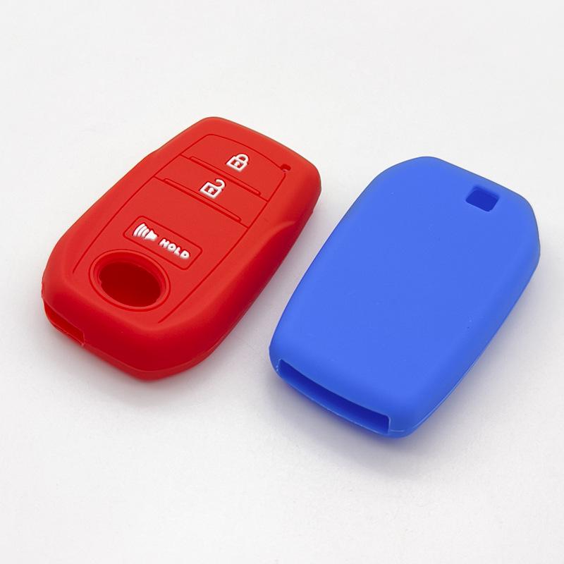 Soft Silicone Key Cover for Toyota Prius, Sequoia & Tacoma (2+1 Button, US Version)