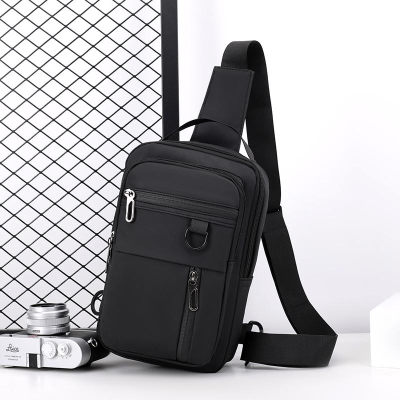 Men's Chest Bag Nylon Bag Large Capacity Shoulder Crossbody Bag