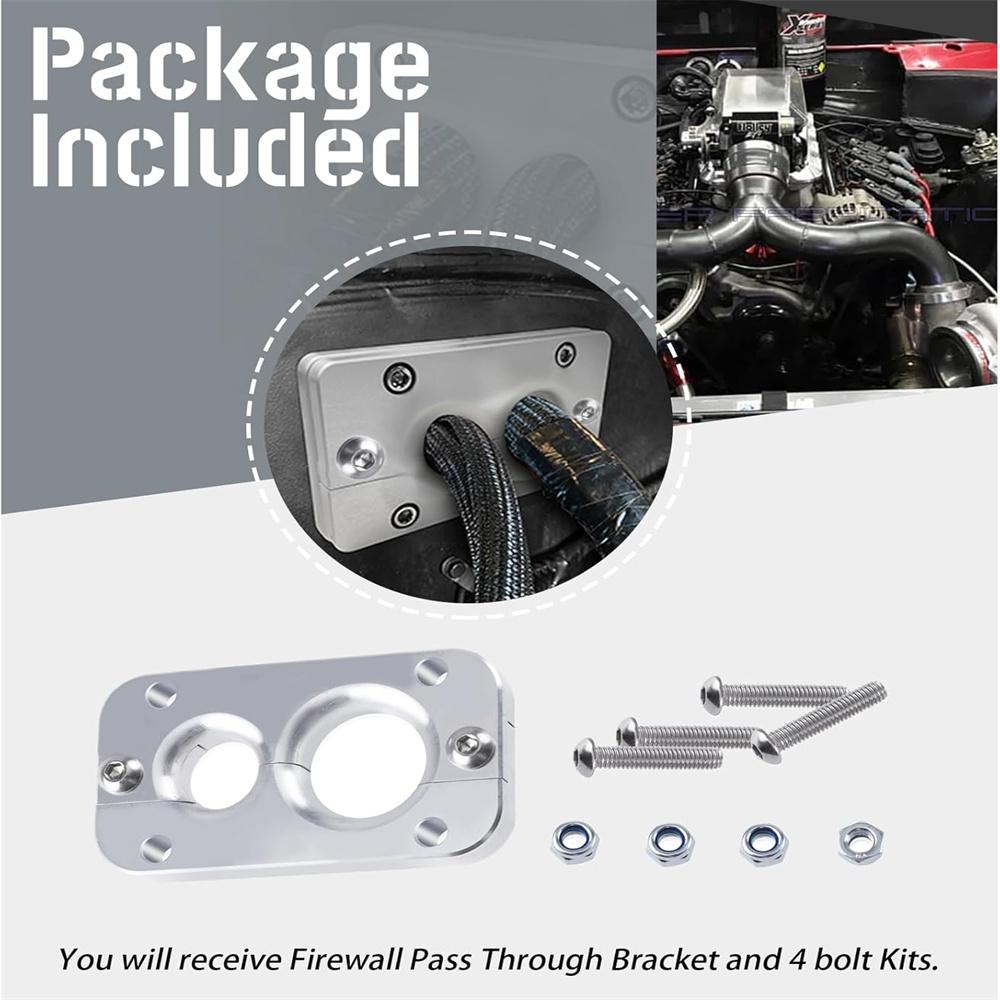 01232023 Firewall Pass Through Bracket - Eliminates Gromet
