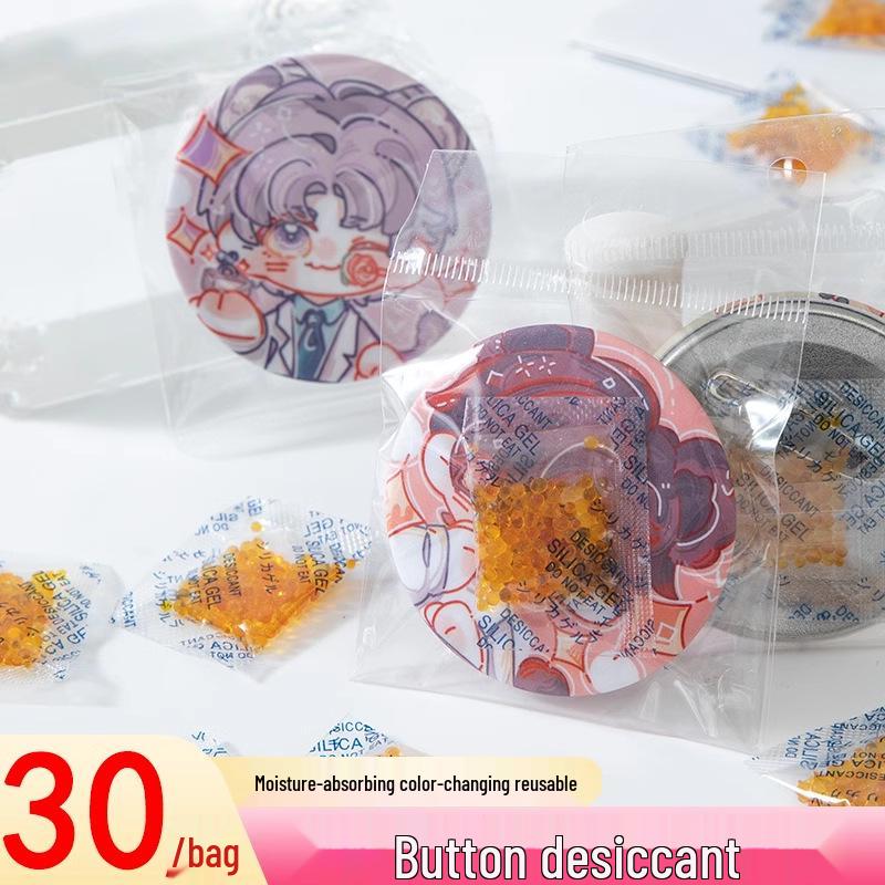 

Многоразовый силиконовый бейдж-осушитель, меняющий цвет, для влагозащищенного хранения