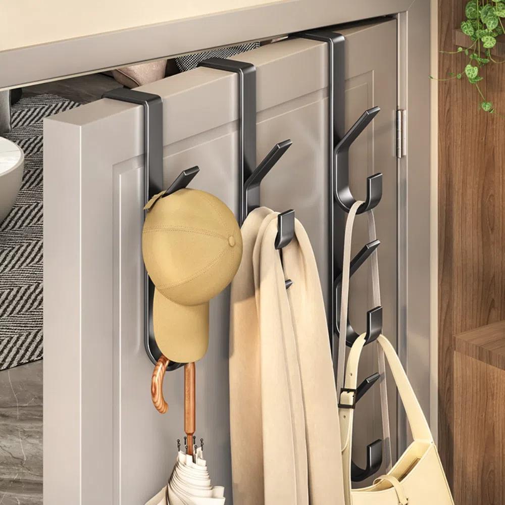 Door Back Type Door Hanging Hook Over The Door Handbag Storage Rack Quality Hat Coat Hanger  Home