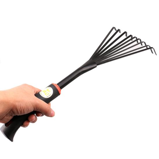 Gartenrechen, hochbeständiger, verformungssicherer Metall-Hochleistungs-Gartenrechen, Zubehör für zu Hause