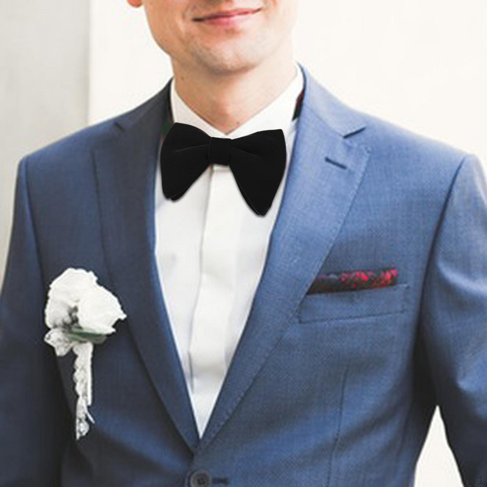 

Elegant Velvet Bow Tie for Men - Sophisticated Neckwear Special Occasions