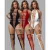 Lingerie Sexy Hot Tights Babydoll Dress Underwear Products Costumes Notte Intimo Teddies Bodysuits Bikini+stocking Q517