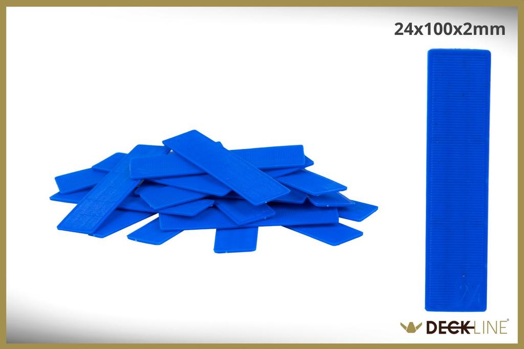 Deckline k2402 podkładki montażowe 24x2mm 1000szt. k2402