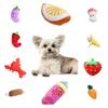 Food Dog Simulation Sound Plush Toy Pet Accessories Teeth Grinding Play Gift