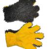 Bear Paw Five-Finger Car Wash & Motorcycle Plush Mesh Gloves