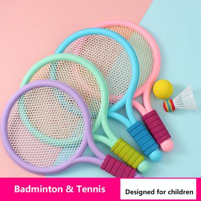 Dětská badmintonová tenisová raketa Lehká Začátečník Trénink Venkovní pláž Rodič Děti Interaktivní hračky