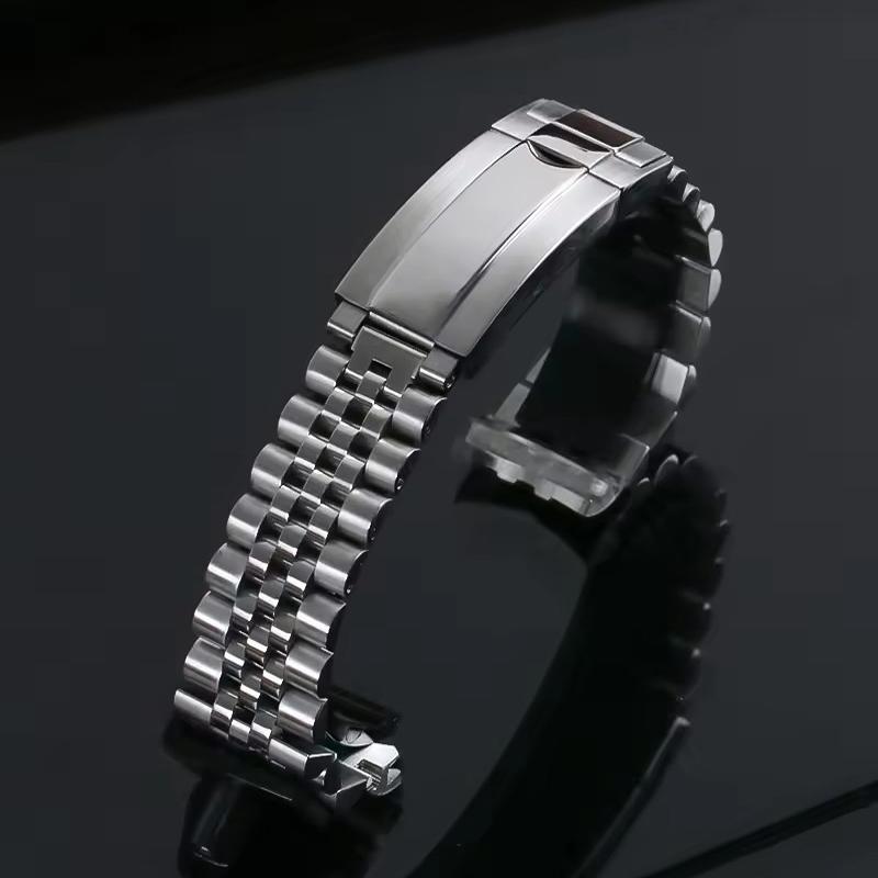 Jubilee Watchband For Rolex Sub GMT Yacht Daytona 20mm Men Strap Luxury watch chain Mod Parts Replacement Watch Accessories Band