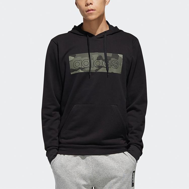adidas Camouflage Box Hoodie Men Hoodie Black FM6251