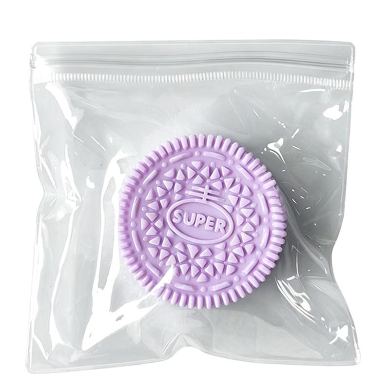 Kleurrijk Koekje Squishy Speelgoed Mini Koekje Vormig Fidget Knijpspeelgoed Zacht TPR Stressverlichting Decompressie Hand Speelgoed Voor Kinderen Volwassenen