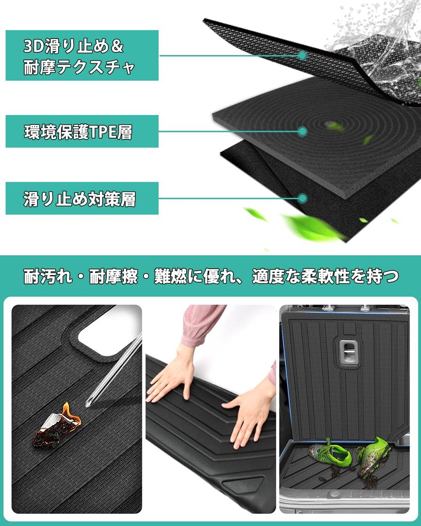 Mixsuper Jimny JB23 Luggage Back Jimny Sierra JB43 3D Luggage 3D Luggage Waterproof Seat Back Custom TPE Mat, Mat, Tray, Cover, Cover, Parts,