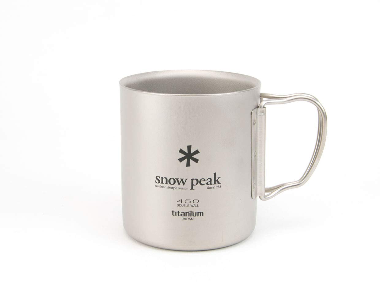 

Титановая двойная кружка Snow Peak 450 мл MG053