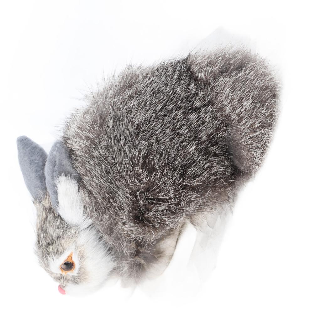 Realistic Plush Bunny High Simulation Rabbit Hair Sturdy Sturdy Soft Comfortable Widely Used Bunny