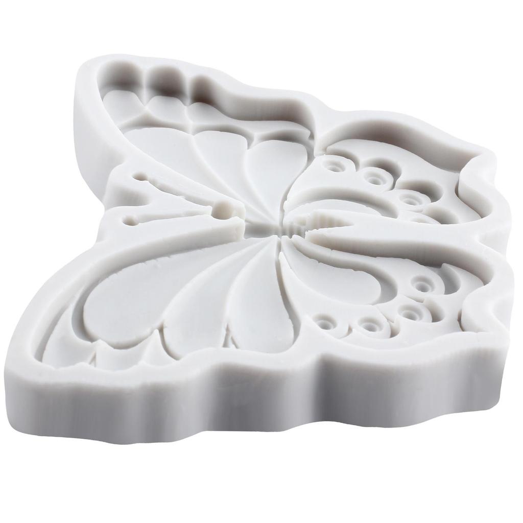 Butterfly Silicone Mold Butterfly Flower Fondant Molds Cake Decorating Tools Cupcake Topper Candy Sugar Craft Gum Paste Polymer Clay