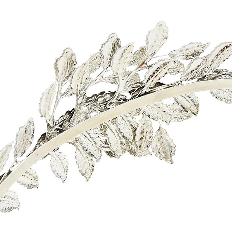 Retro Gold Leaf Vine Headband Wedding Roman Bride Head Jewel Crown Luxury Hair Hair Hoop Headpiece Tiara Accessories Goddess