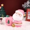 1Pc Multifunctional Santa Claus Apple Pen Holder Creative Lucky Bag Kids Piggy Bank Piggy Bank Tabletop Decorative Ornaments