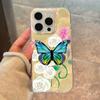 Flower Butterfly Large Hole Transparent Phone Case For Apple Iphone Niche Cute Girls Design