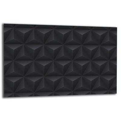 GLASS PROTECTIVE PLATE FOR STOVE 80x52 BLACK