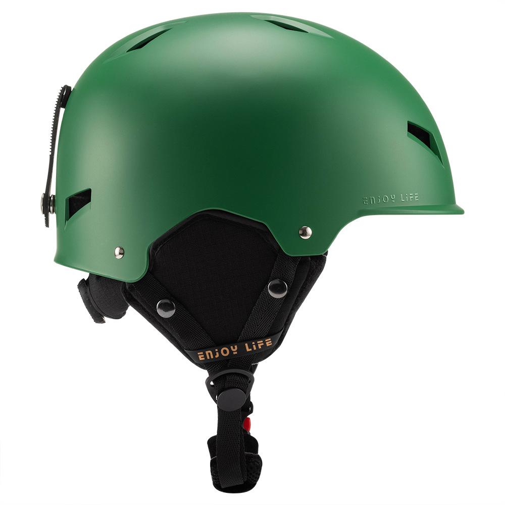 Sports Adult Ski Helmet Solid Color Pattern Color