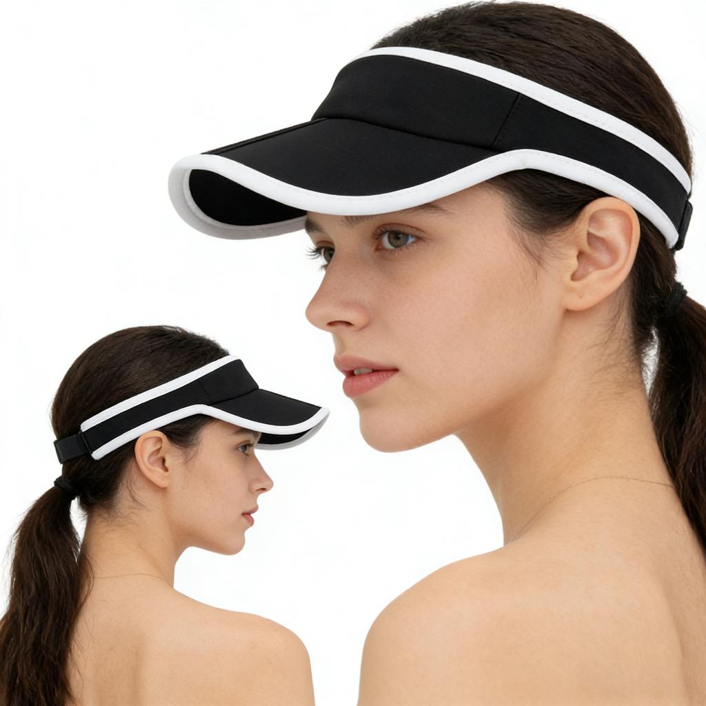 Unisex Hat, Running Sports Sun Hat, Monochrome Empty Top Hat