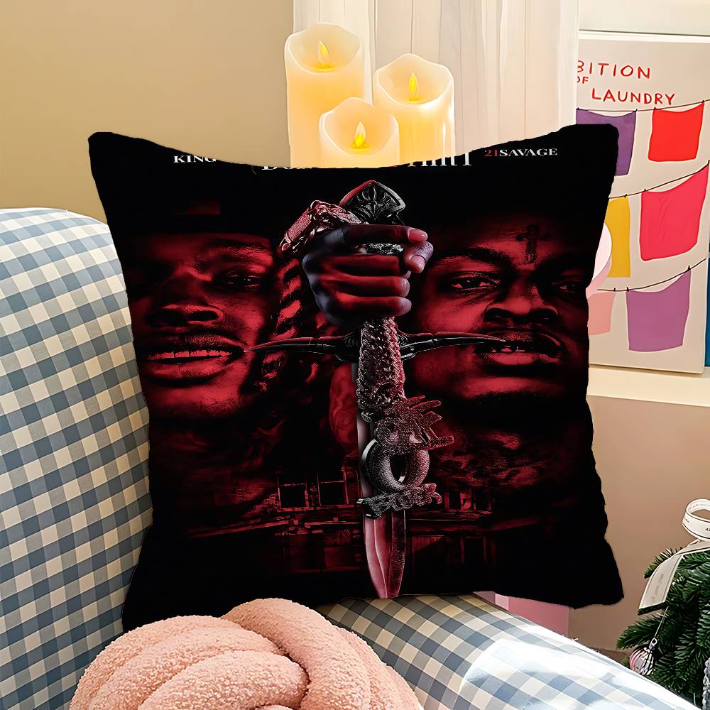 K-King Rapper Von Pillow Cover Sofa Cushion Cover Home Room Decoration Children Gift