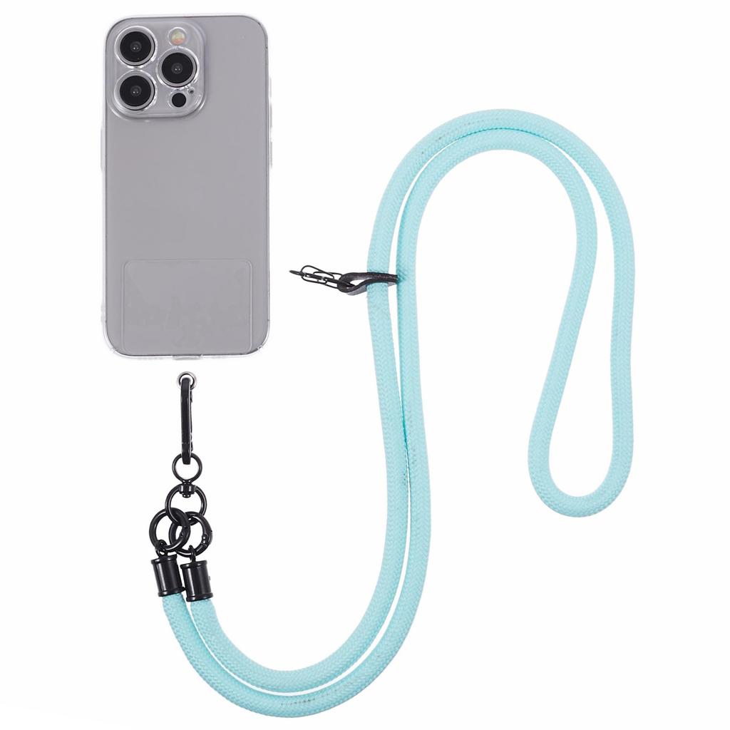 Style A Phone Strap 8mm Nylon Phone Neck Lanyard with Clear Patch