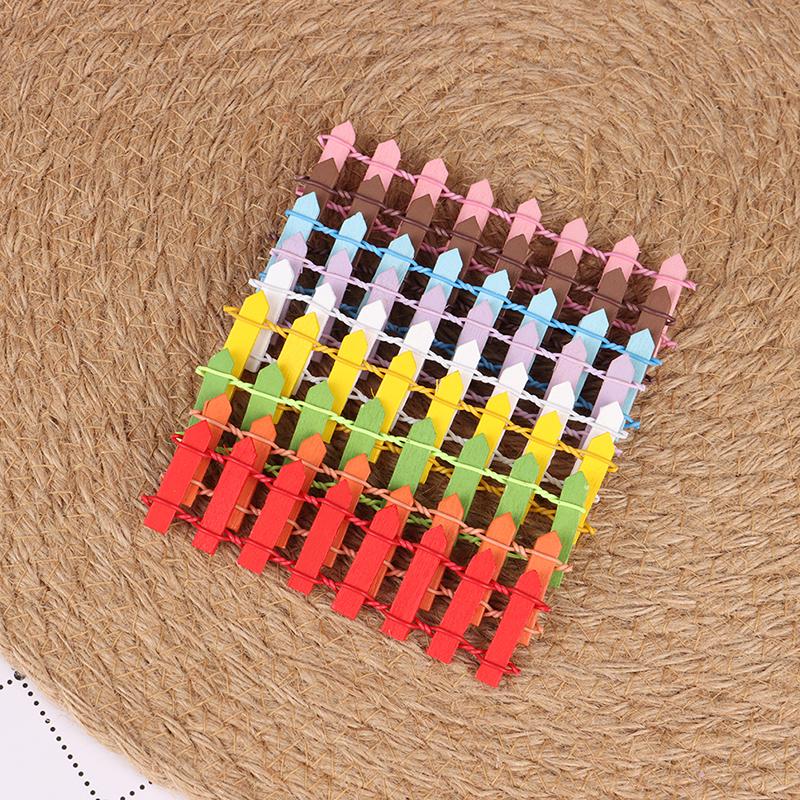 5 Stück Miniatur Kleiner Holzzaun DIY Feengarten Mikro Puppenhaus Tore Deko