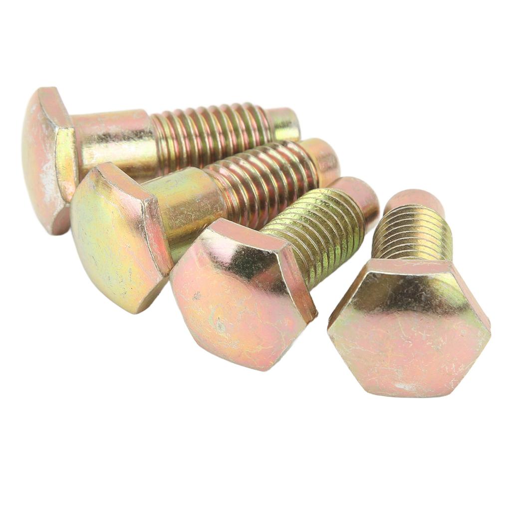 4PCS Car Seat Belt Bolts High Strength 13 16in Head Reliable Performance INL10528 for A F X B‑body